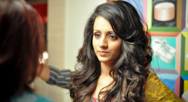 Trisha Latest Photoshot Making Stills film pics