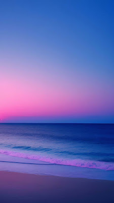 Pink Beach iPhone Wallpaper