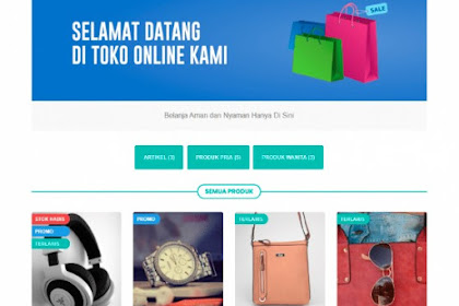 Template Jualan Online Blogspot Premium Murah