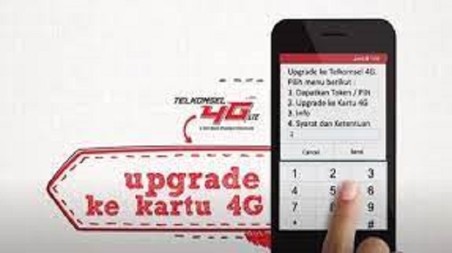 Cara Upgrade Kartu Telkomsel 3G ke 4G tanpa Ganti Kartu