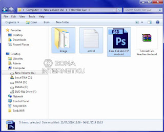 Cara Membuka File Rar & Zip Di Laptop Dan Komputer (PC) 4