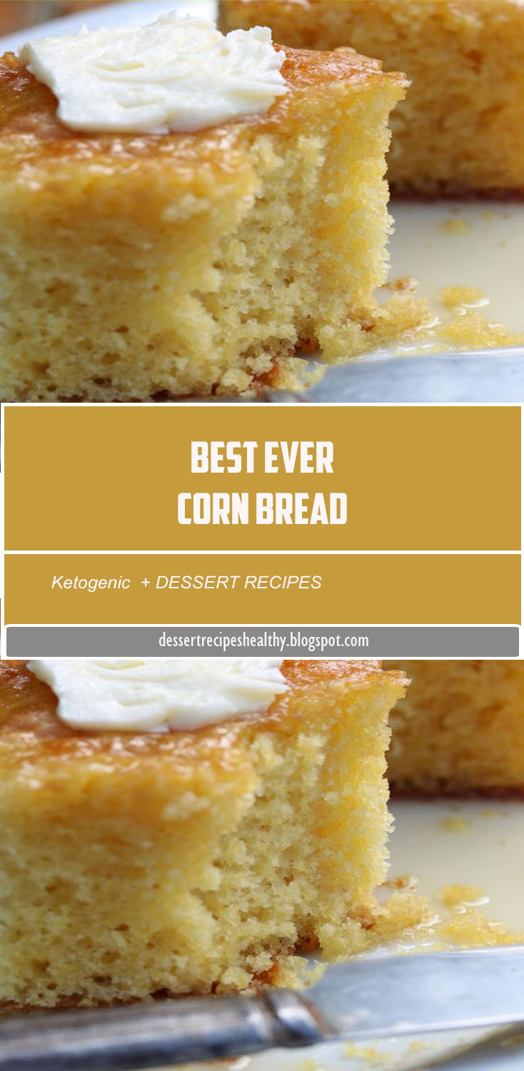 A super moist and delicious corn bread recipe that is made with 2 Jiffy Corn Muffin Mixes and 1 Yellow Cake Mix. This is the EASY cornbread recipe you have been looking for. It is foolproof and will always turn out! #cornbread #cakemix #jiffy