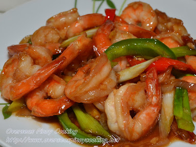 Stirfried Prawns with Oyster Sauce