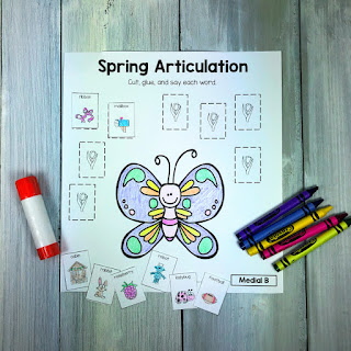  Glue and Say Articulation: Spring