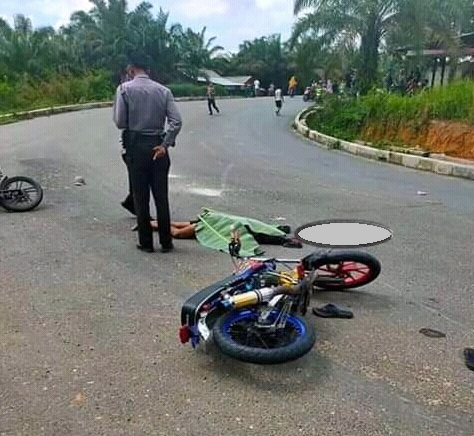 Kecelakaan maut terjadi di tikungan tajam Kuamang Kuning, 1 orang meninggal di tempat