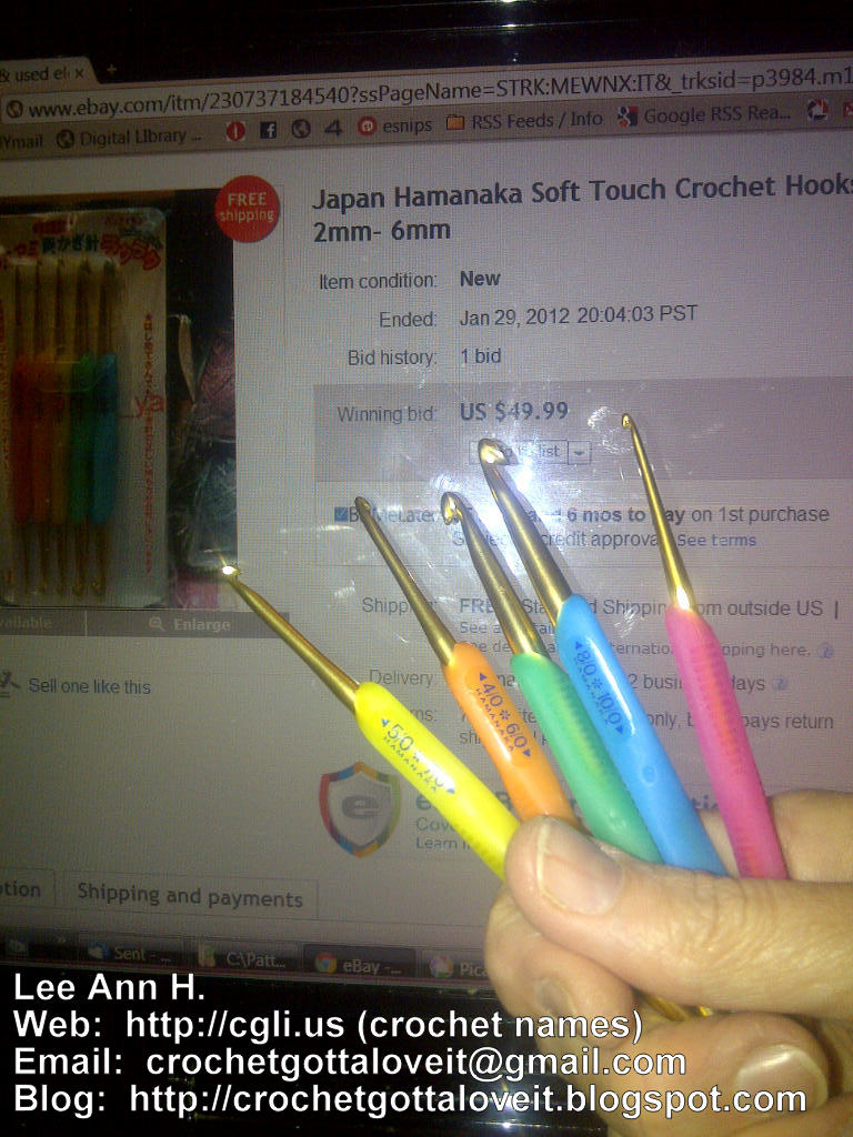 CrochetGotta Love It! Blog: Hamanaka Crochet Hooks from Japan
