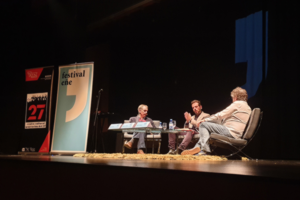 Antonio Soler, Vicente Luis Mora y Sergio del Molino en el Centro Cultural Generación del 27