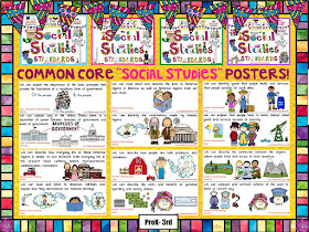 PreK-3rd  Common Core Social Studies Posters 