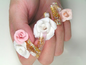 Beautiful wedding Nail Art Designs