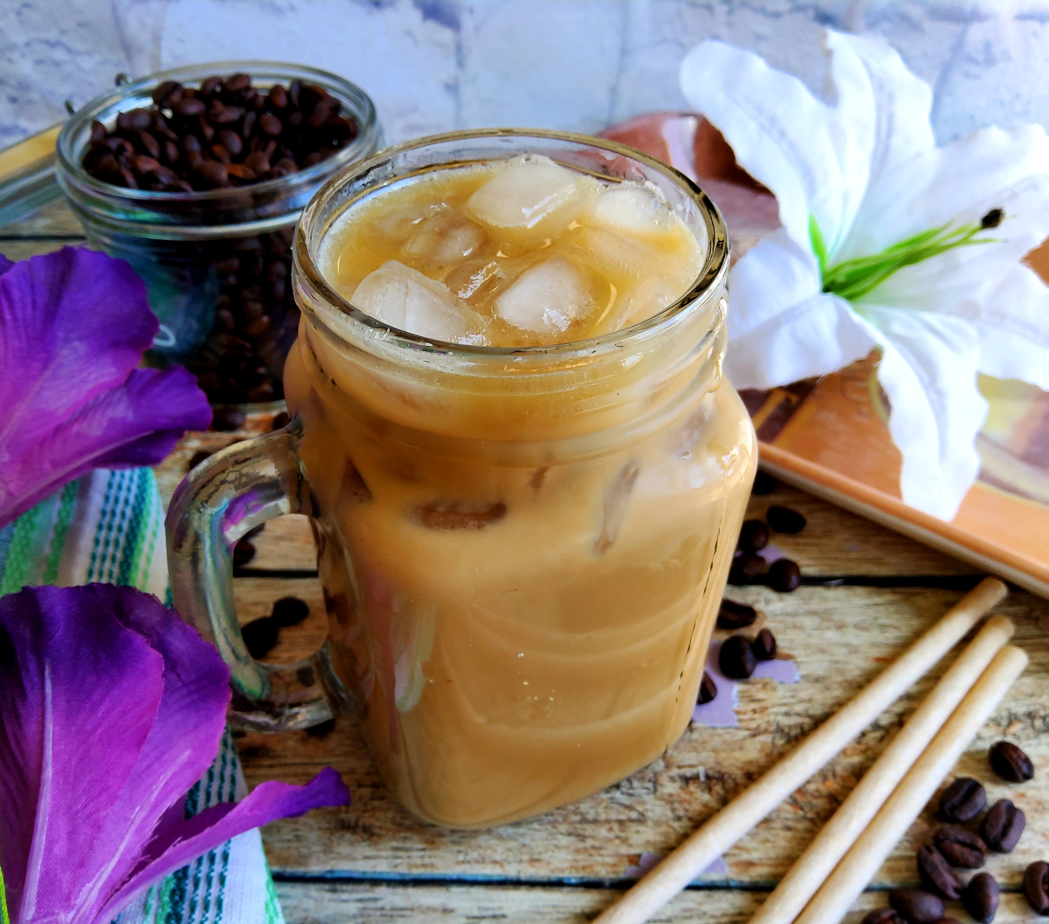 Mom Knows Best: Dairy Free Iced Bulletproof Coffee Latte