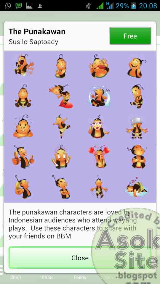 sticker,punakawan,android,BBM,new,free.download