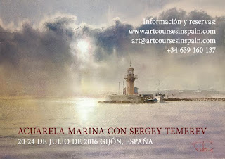 curso de acuarela Sergey Temerev