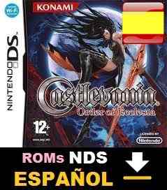 Descarga ROMs Roms de Nintendo DS Castlevania Order of Ecclesia (Español) ESPAÑOL