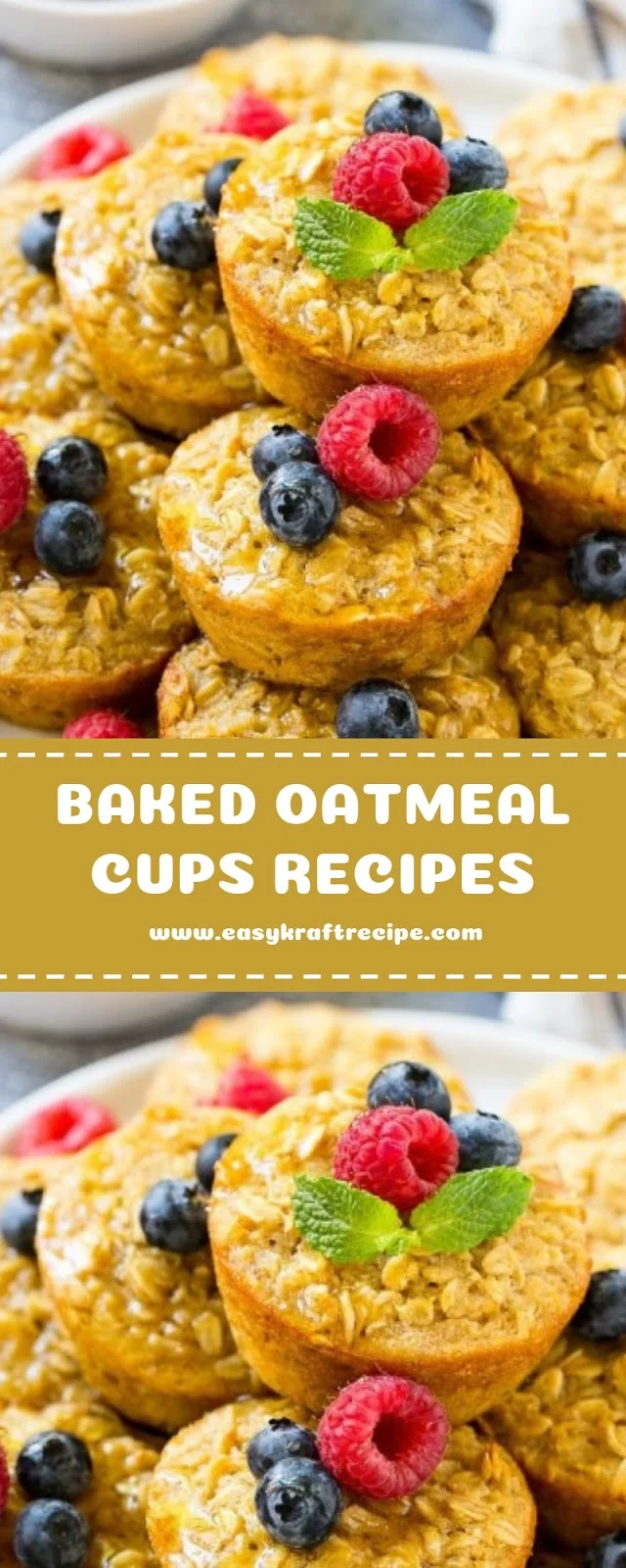 BAKED OATMEAL CUPS RECIPES