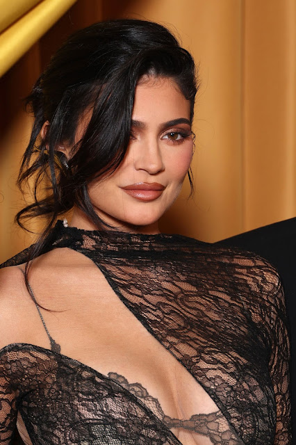 Kylie Jenner Shows Gorgeous Boobs in Sexy Dress at #BoF500 Gala in Paris