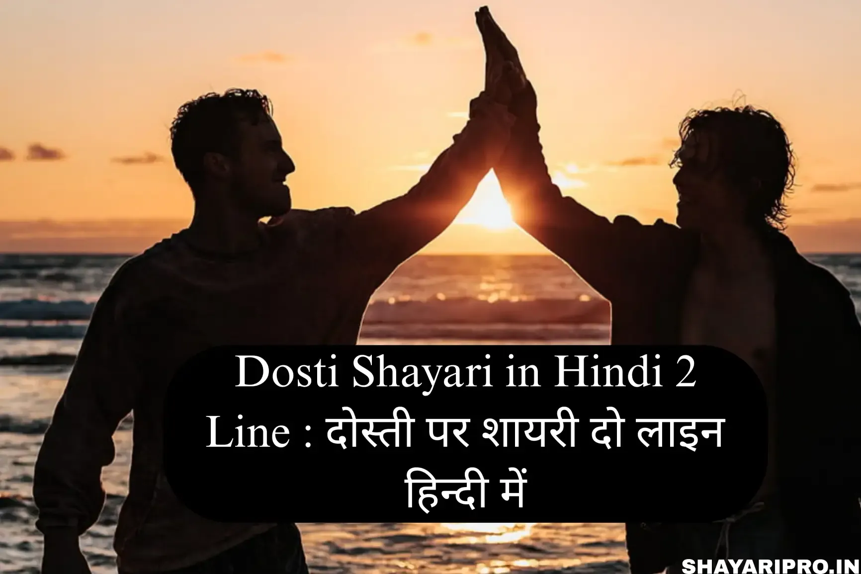 Dosti shayari in hindi 2 line