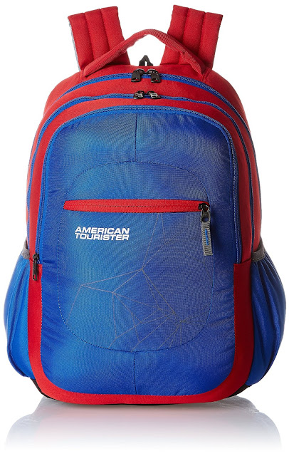 American Tourister Ebony Red Casual Backpack - Ebony Backpack