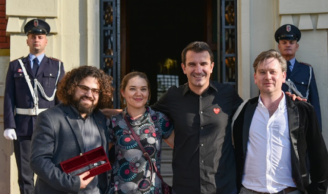 Albanian violinist Jonian Ilias Kadesha holding concert in Tirana