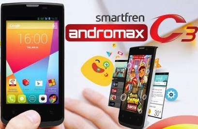 Harga HP Smartfren Andromax C3 tahun Ini Lengkap Dengan Spesifikasi Harga Rp. 500 Ribuan Android Kitkat