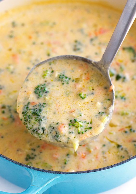 Creamy Broccoli Cheese Soup