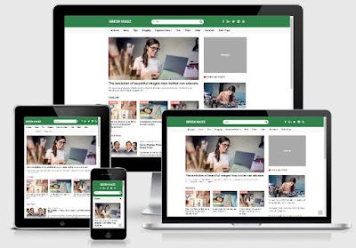 Green Magz New SEO Blogger Template