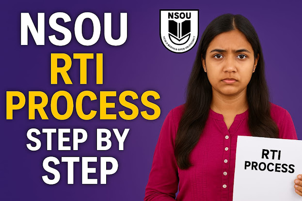 NSOU RTI Application: Step-by-Step Guide || How to File RTI for NSOU Answer Script || NSOU Exam RTI: Application Process