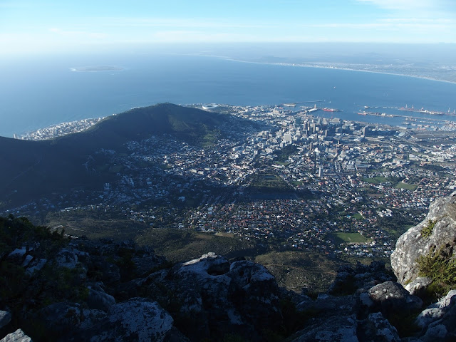 Afrique du Sud, Cap Town, Table Mountain, de grands chemins