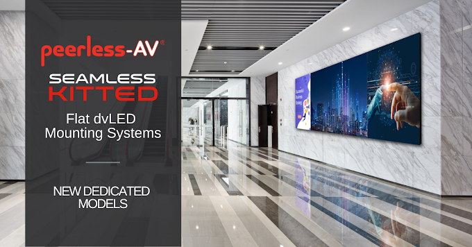 Peerless-AV® Adds to SEAMLESS Kitted Series dvLED Mounting Systems