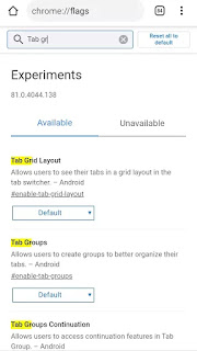 Hasan Askari: Mengaktifkan fitur tab group pada aplikasi Chrome