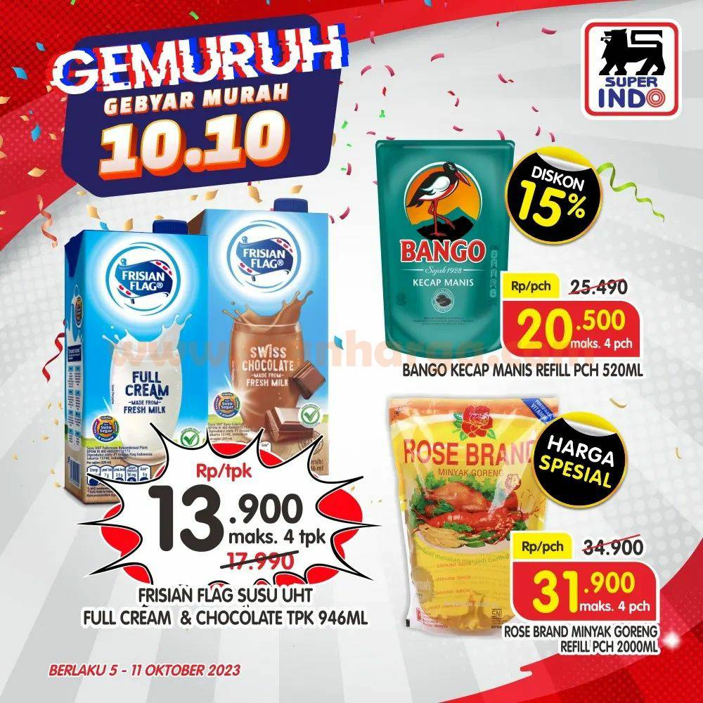 Promo SUPERINDO GEMURUH GEBYAR MURAH 10.10