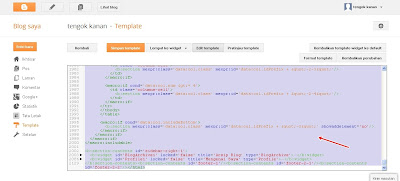 cara memasang template di blogspot terbaru