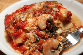 Lasagna  Shrimp  Florentine