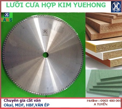  Lưỡi cưa cắt ván công nghiệp MDF MFC 