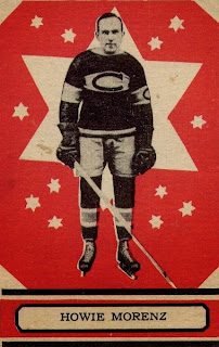 howie morenz o-pee-chee hockey card