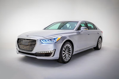 New 2017 Genesis G90  side look