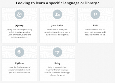 Impréssion d'écran codecademy.com