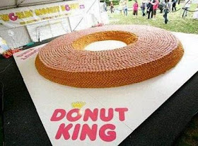 Giant Donut Made of Donuts