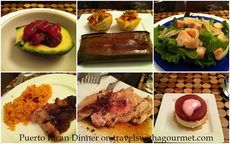 Travels with a Gourmet: Our First Puerto Rican Dinner