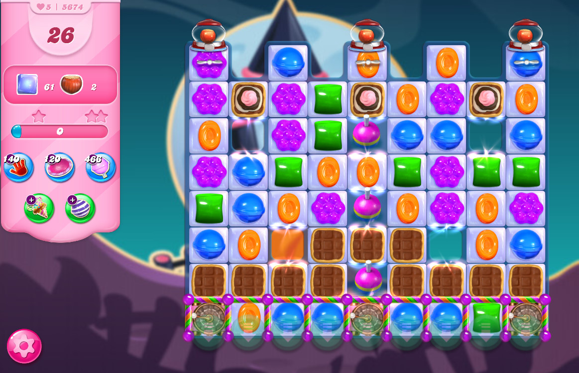 Candy Crush Saga level 5674