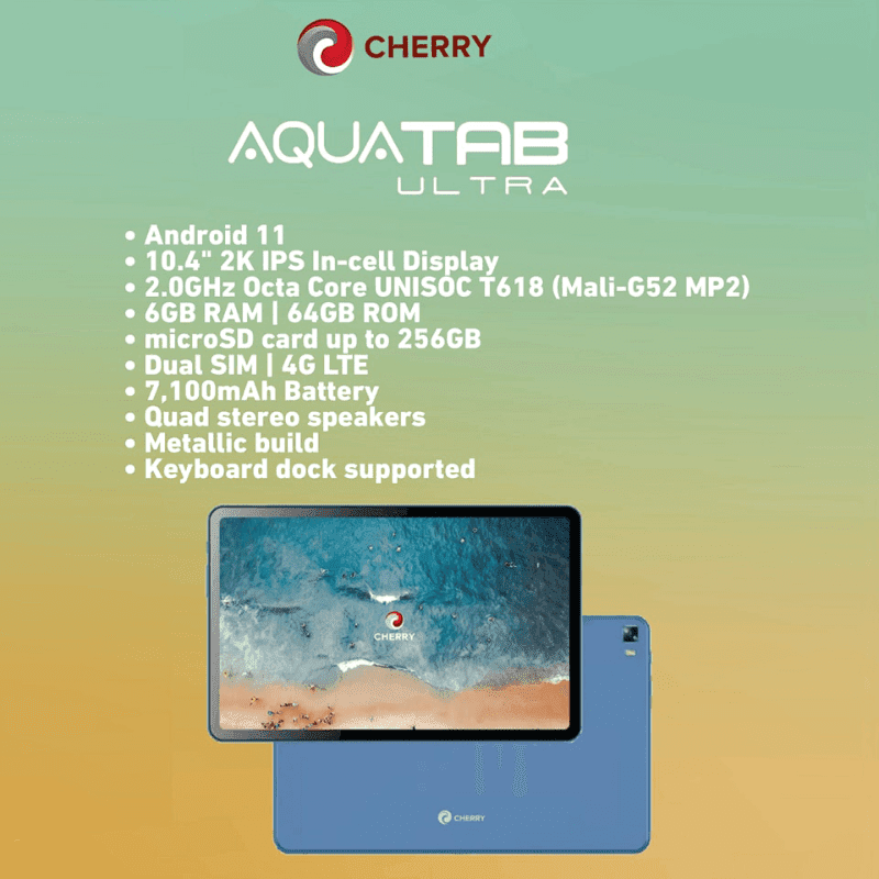 Key specs of the tablet