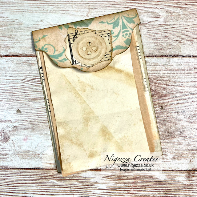 Green Winter TN Journal - Let's Make Some Scrappy Notebooks