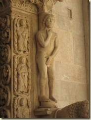 Statue of Adam - Cathedral - Navel (Small)