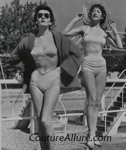 Couture Allure Vintage Fashion: Vintage Swimsuits - 1953