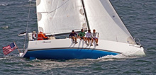 J/111 one-design offshore racing sailboat- sailing Newport