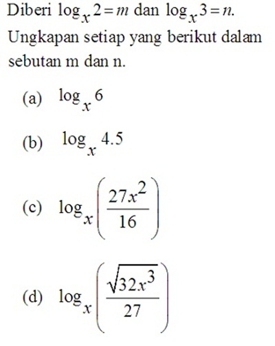 Soalan Kbat Indeks Dan Logaritma - Persoalan s