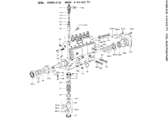 9410610771, 101060-6120 FUEL INJECTION PUMP ZEXEL