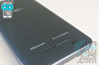 Smartfren Andromax E2+, backcover doff dan posisi speaker