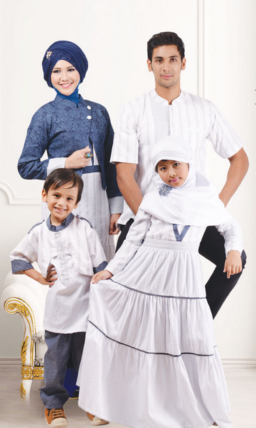 Koleksi Model Baju Muslim Terbaru Untuk Keluarga 