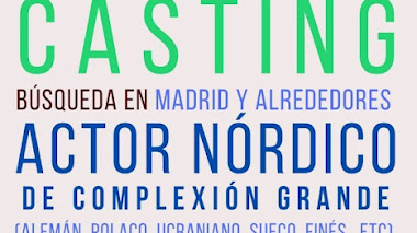 CASTING en MADRID y ALREDEDORES: Se busca ACTOR NÓRDICO entre 55 - 70 años para SERIE 