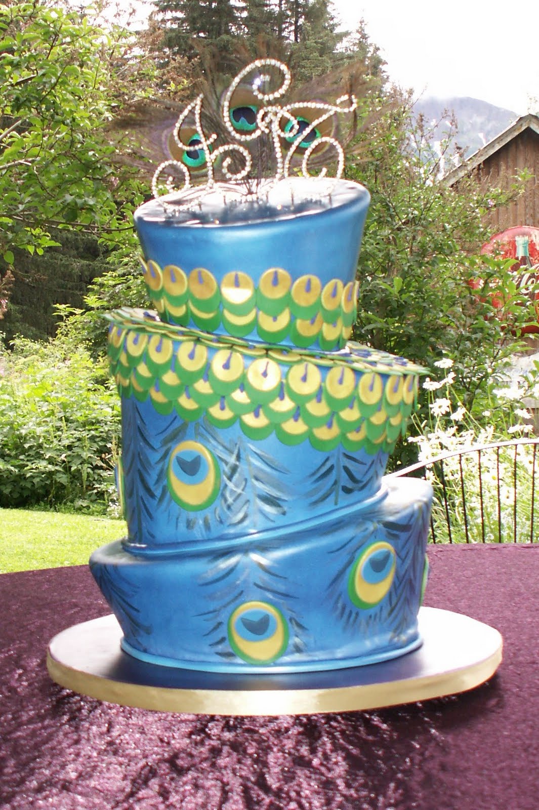 Peacock Wedding Cakes